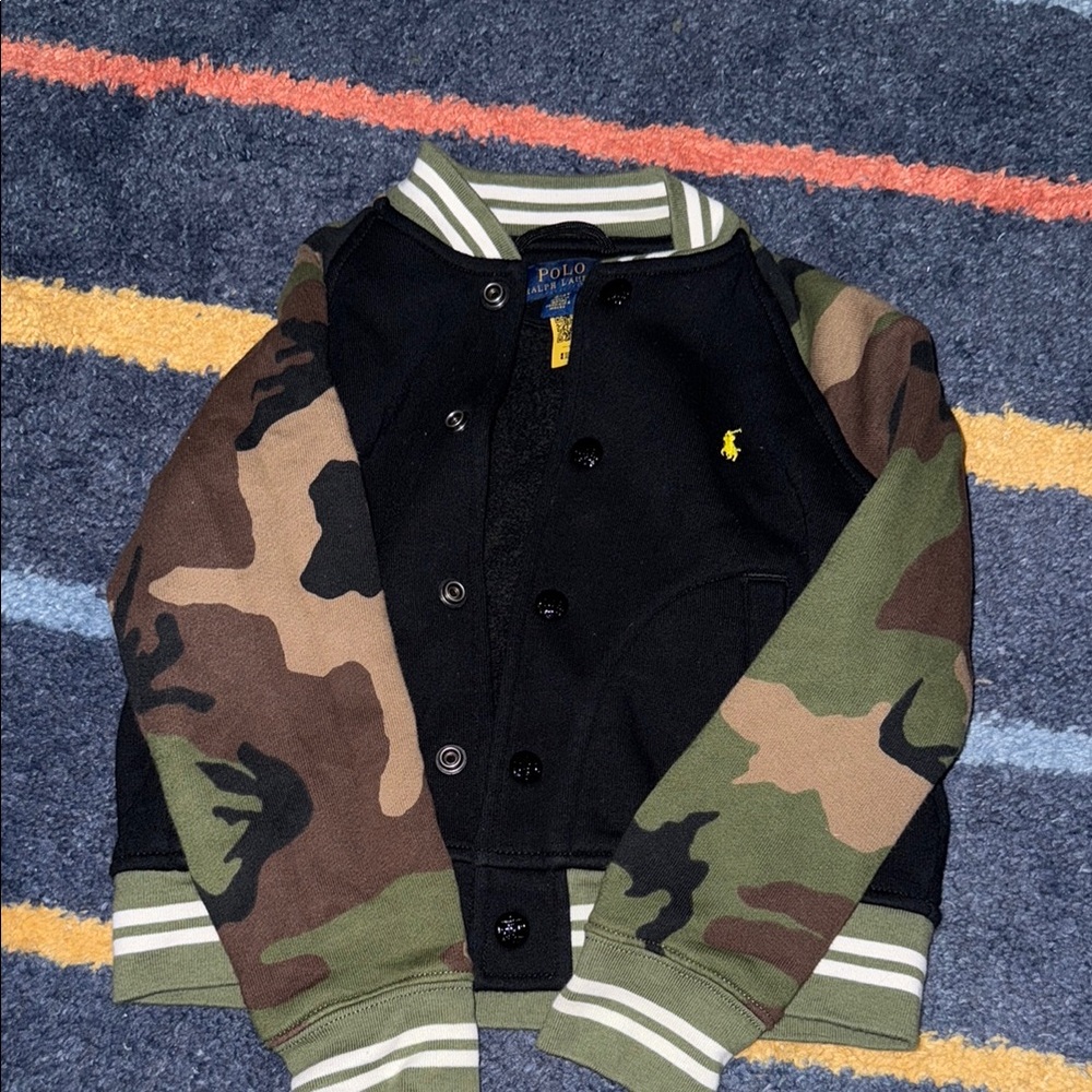 Polo by Ralph Lauren Kids Camo and Black Jacket